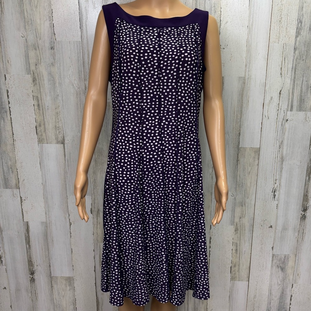 Perceptions Polka Dot Midi‎ Dress
